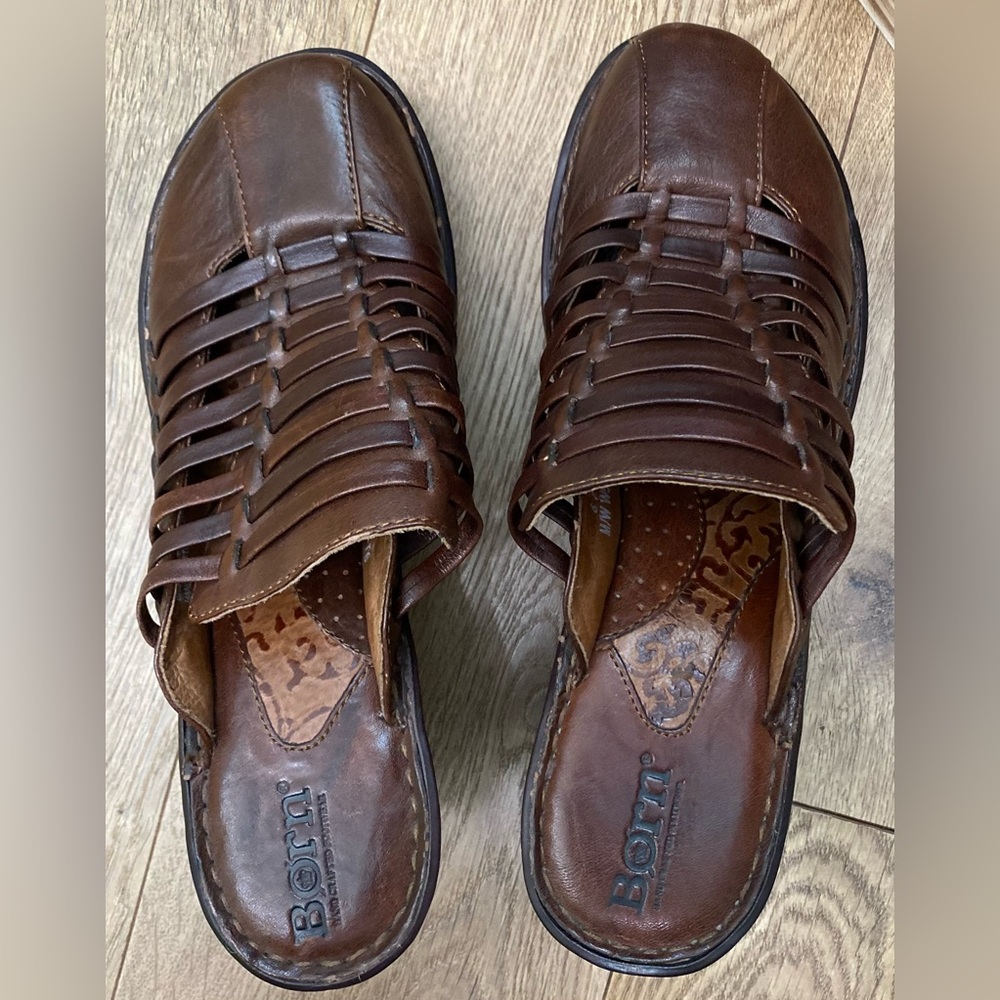 Born "Sordino" Clogs, Dark Brown, size 8 - Picture 3 of 13